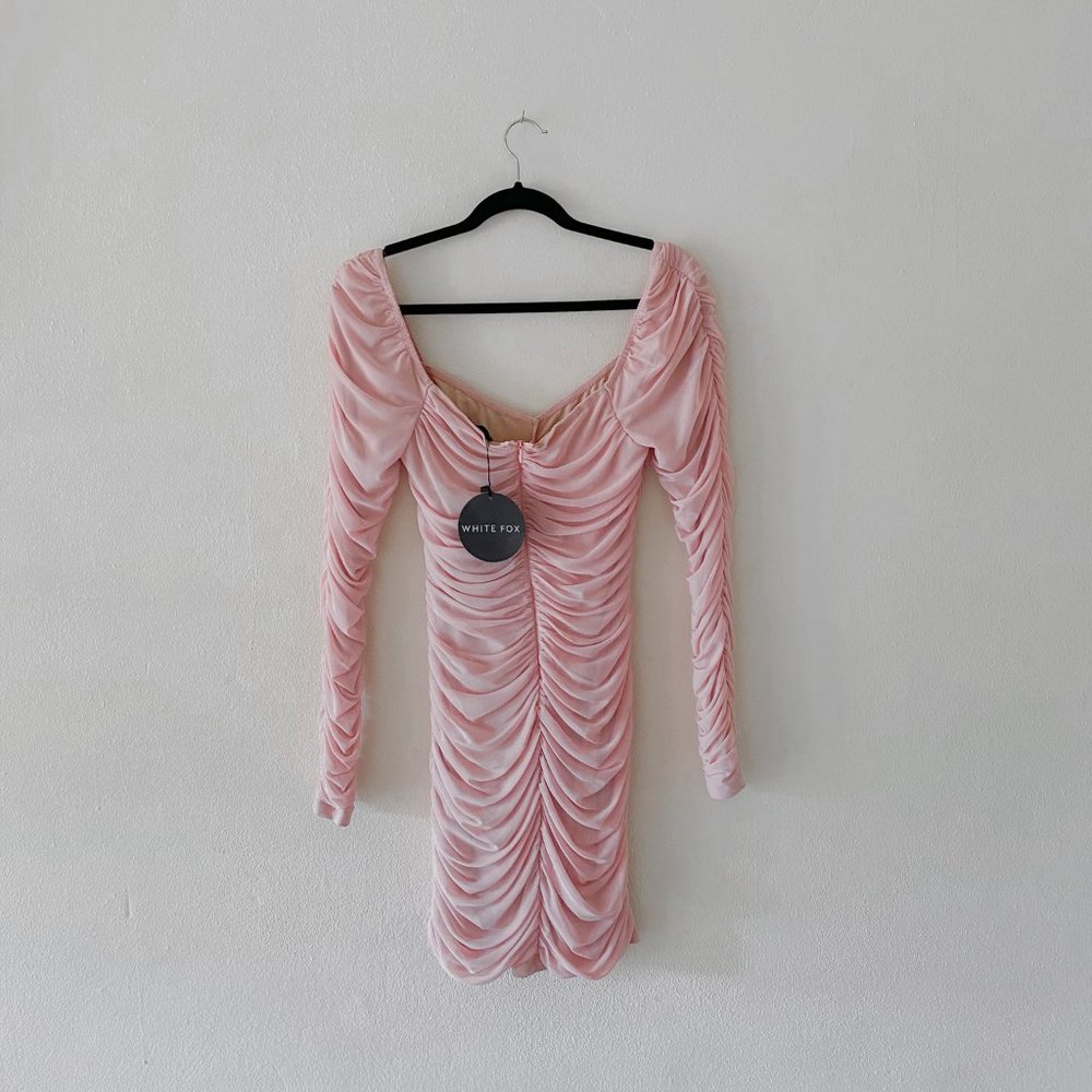 White Fox Woman of Style Blush Pink Dress